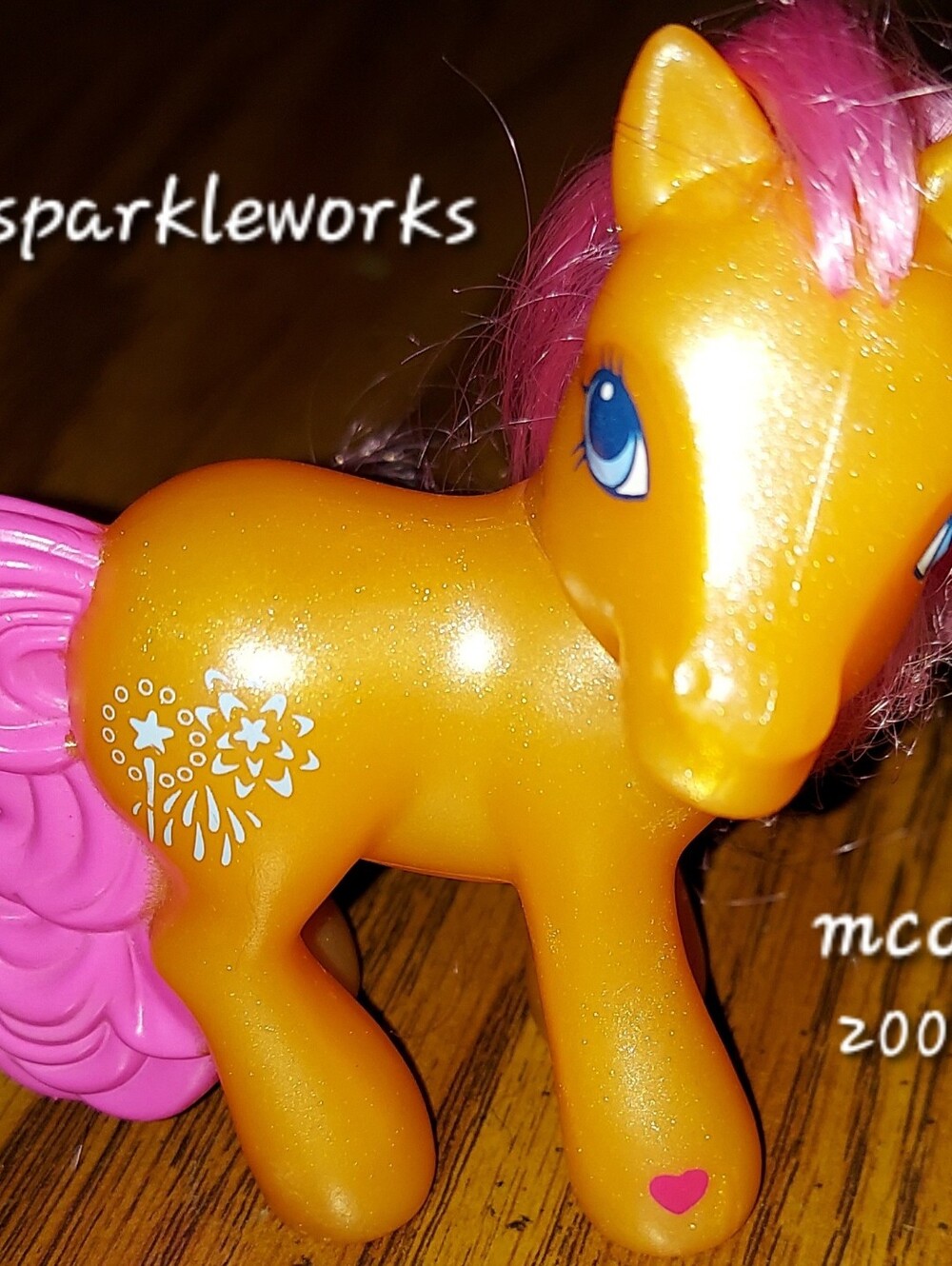 Vintage 2005 Mcdonalds My Little Pony Sparkleworks Toy